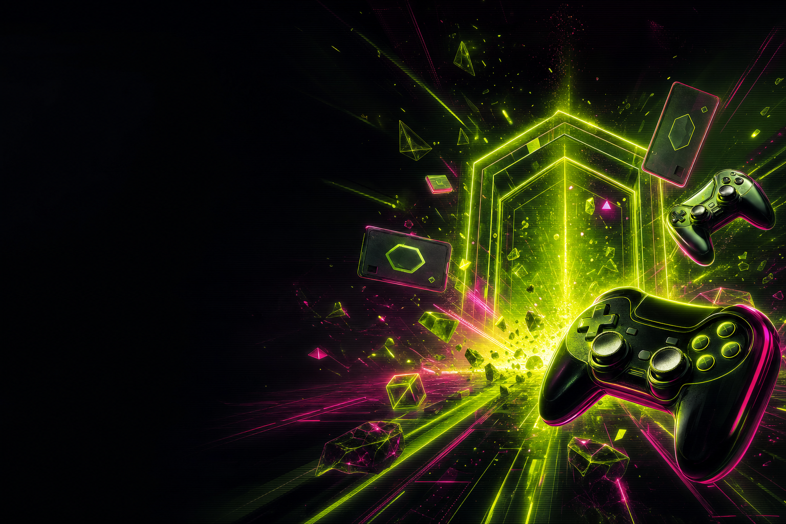 JOLTKEYS neon arcade key-art