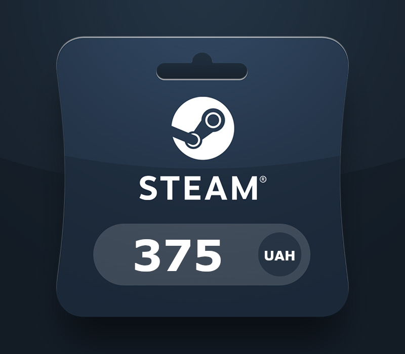 Steam Gift Card 375 UAH UA Activation Code