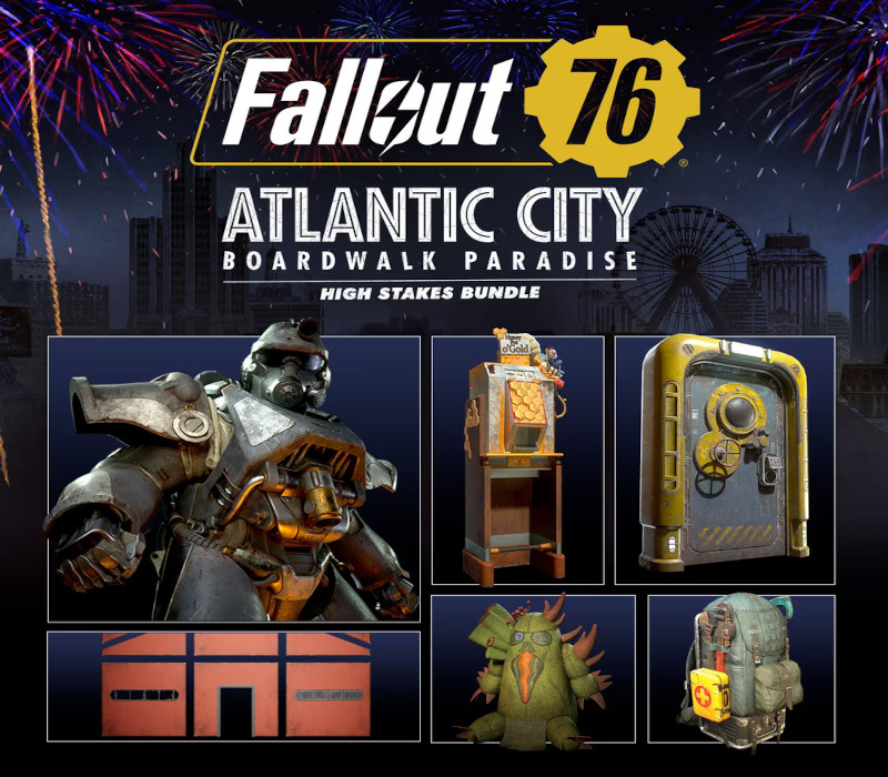 Fallout 76 - Atlantic City High Stakes Bundle DLC EU Steam CD Key
