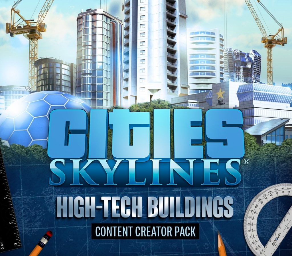 Cities: Skylines - Content Creator Pack: High-Tech Buildings DLC EU Steam CD Key