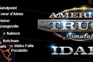 American Truck Simulator - Idaho DLC EU PC Steam CD Key