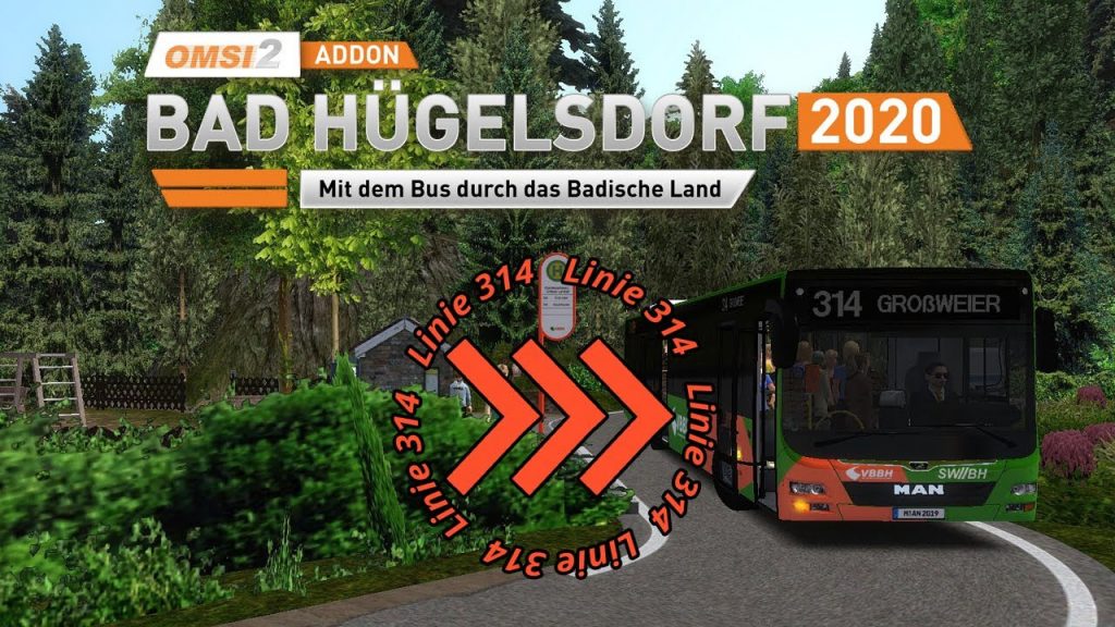 OMSI 2 Add-on Bad Hügelsdorf 2020 DLC EU v2 PC Steam Altergift